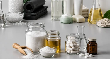Ingredients and finished products across industries