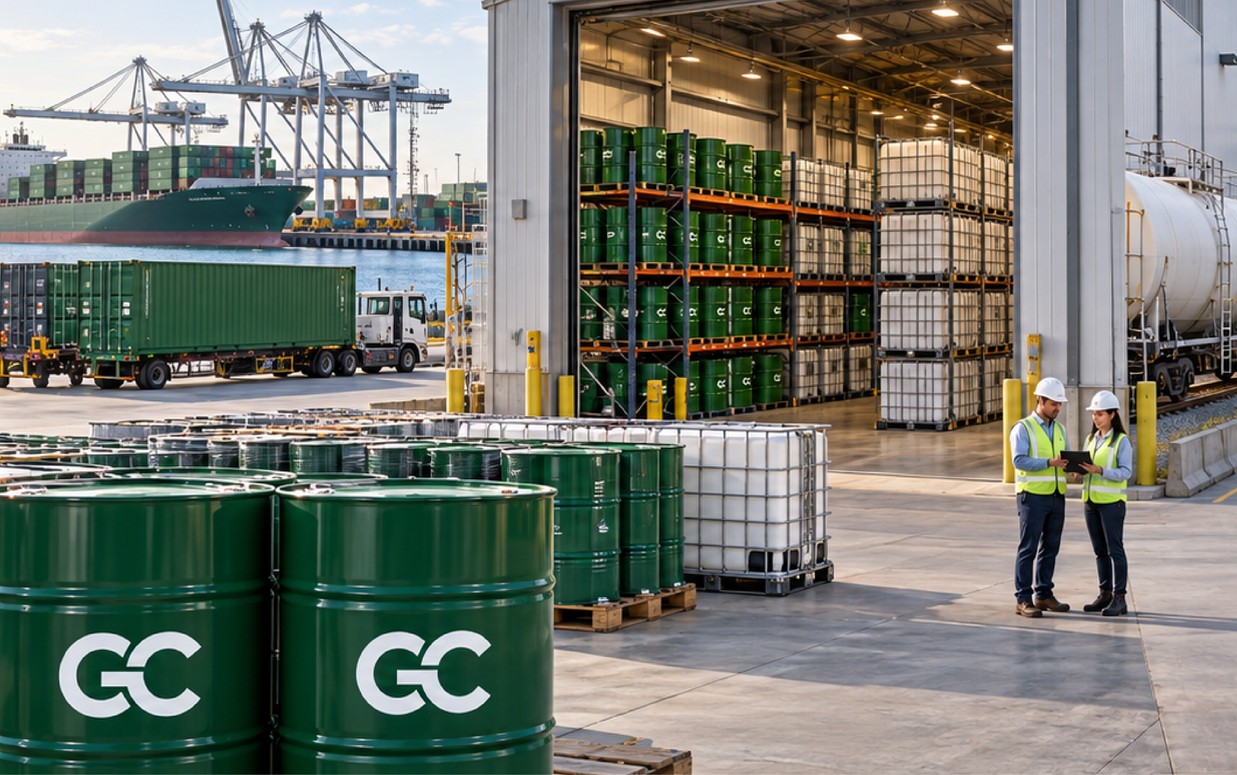 GreenChem warehouse and bulk chemical distribution